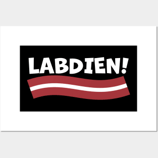 Labdien! Good Day! in Latvian Posters and Art
